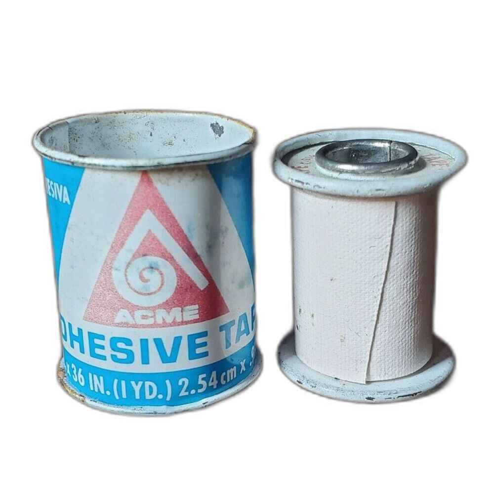 ACME Adhesive Tape & Tin - Vintage First Aid & Medical Supplies